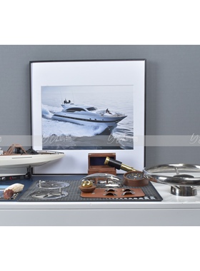 YU ' 屿物 复古轻奢样板房邮轮游艇主题摆件售楼处展览摆设道具组