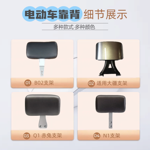 F6B02K10H1N1电动车后靠背支架
