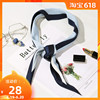 Scarf Soft sister Versatile Like a breath of fresh air Silk scarf Spring and summer new pattern Hair band silk ribbon Small square the republic of korea decorate Scarf