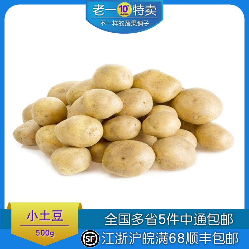 老一特卖  蔬菜 小土豆新鲜迷你小土豆 500g