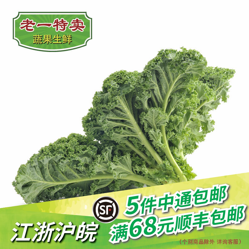 老一特卖 新鲜羽衣甘蓝叶杜丹绿叶花包菜kale新鲜蔬菜 250g
