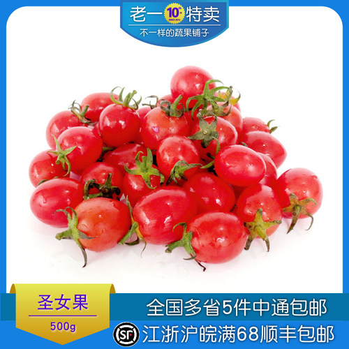 老一特卖 新鲜圣女果 500g  千禧小蕃茄迷你樱桃小番茄 - 封面
