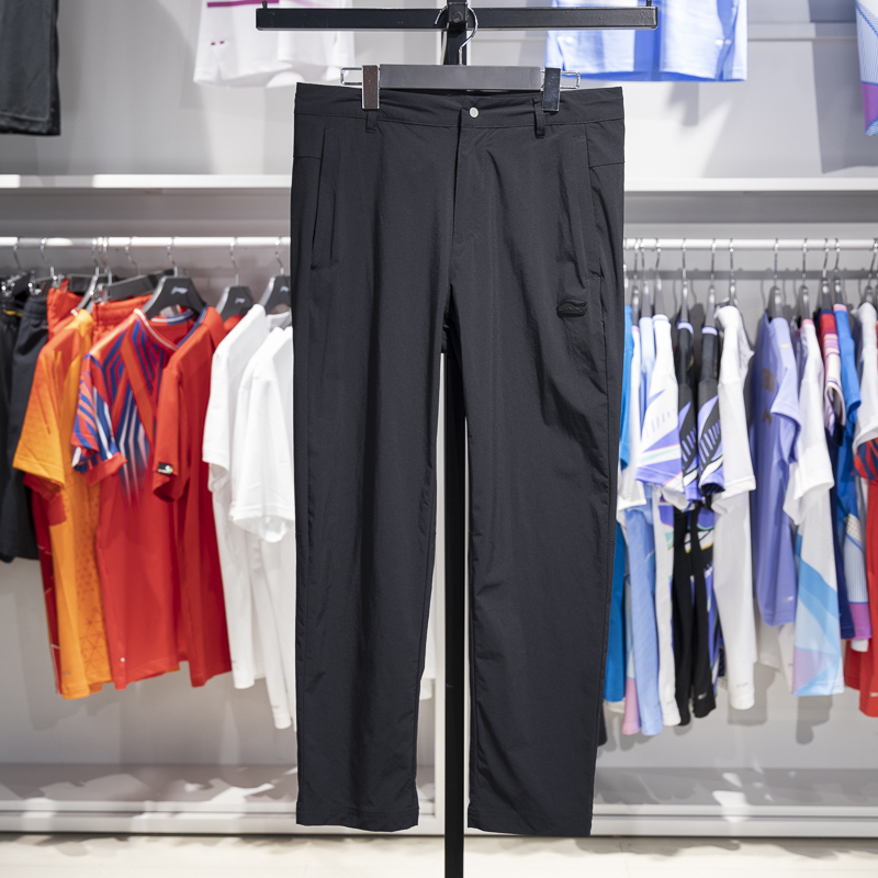 李宁常规男子速干透气休闲裤