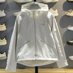 李宁女子外套2026春新款 加绒保暖防泼水宽松运动休闲风衣AFDW426