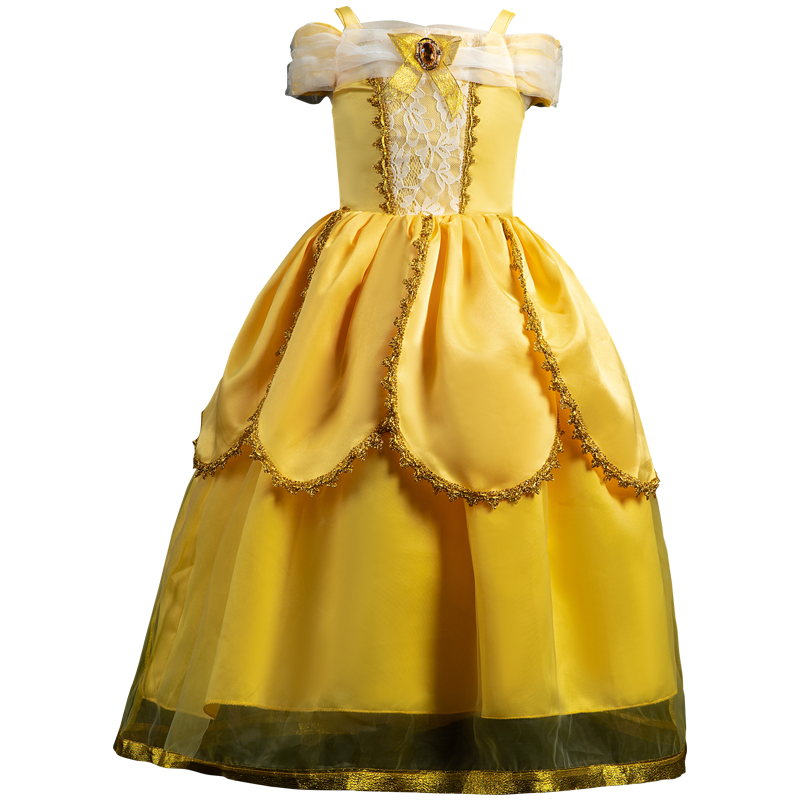贝尔公主裙子cosplay生日公主裙