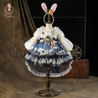 DO.CAT正版女童朱迪警官公主裙