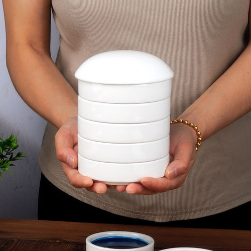 光祖升级款纯白大五层调色盘水碟