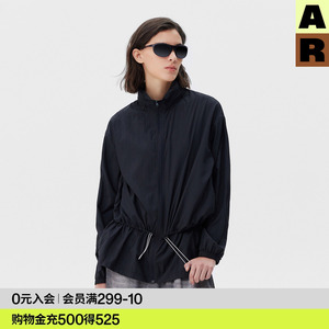 AR花苞下摆原纱防晒衣女款夏季运动轻量户外休闲外套UPF50+防晒服