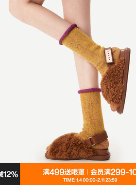 AR毛圈袜子女中筒袜秋冬季加厚保暖地板袜显瘦百搭防寒长筒袜春秋