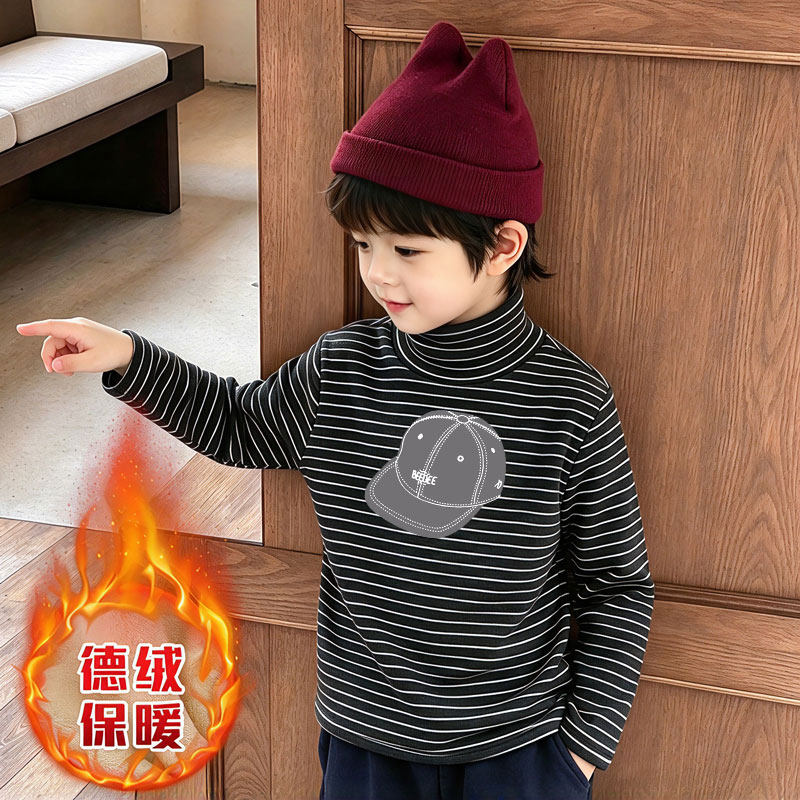儿童打底衫童装半高领卫衣
