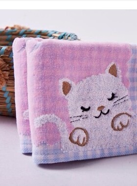 满包邮婴儿毛巾新生儿洗脸纯棉金号T1148WH全棉小毛巾童巾吸水