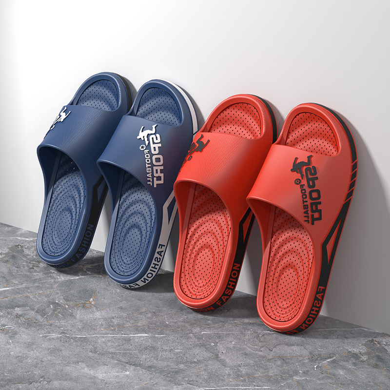 凉拖鞋女夏季结婚情侣喜庆红色本命年防滑室内居家大码4546拖鞋男