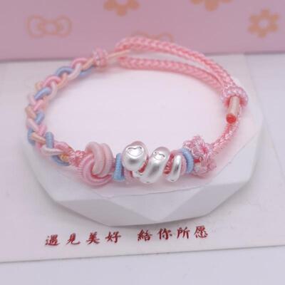 足银999卷卷蛇手链本命年礼物