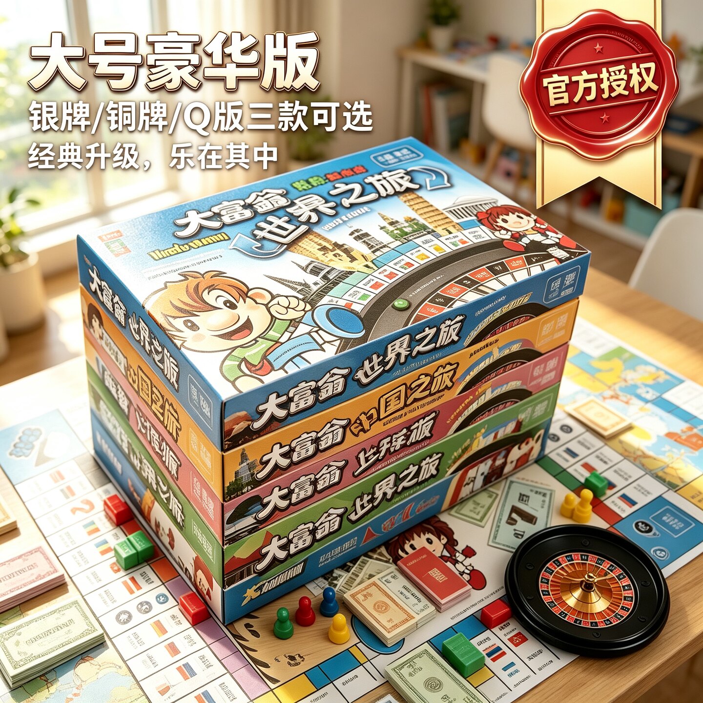 豪华升级版超大号成年经典桌游