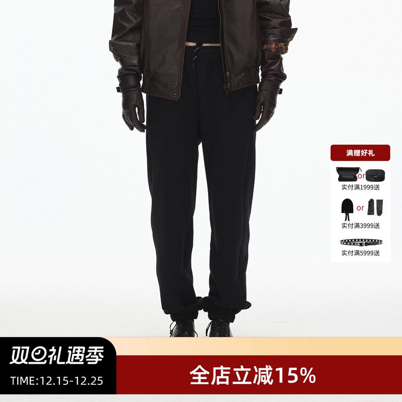 ECHOADE加厚束腿运动休闲卫裤