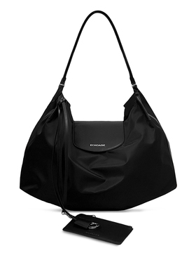 ECHOADE时髦百搭 轻盈防水 豹纹印花/黑色/米色多功能大号HOBO包