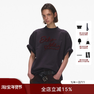 ECHOADE重塑松弛维度 宽松落肩版型中性设计圆领短袖T恤