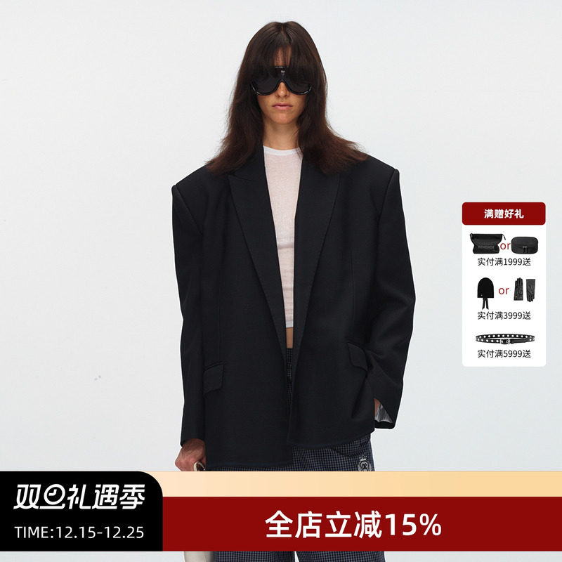 ECHOADE廓型宽肩西装外套