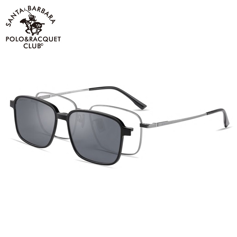 SBPRC圣大保罗近视太阳镜男眼镜架全框合金架磁吸偏光套镜S.29028