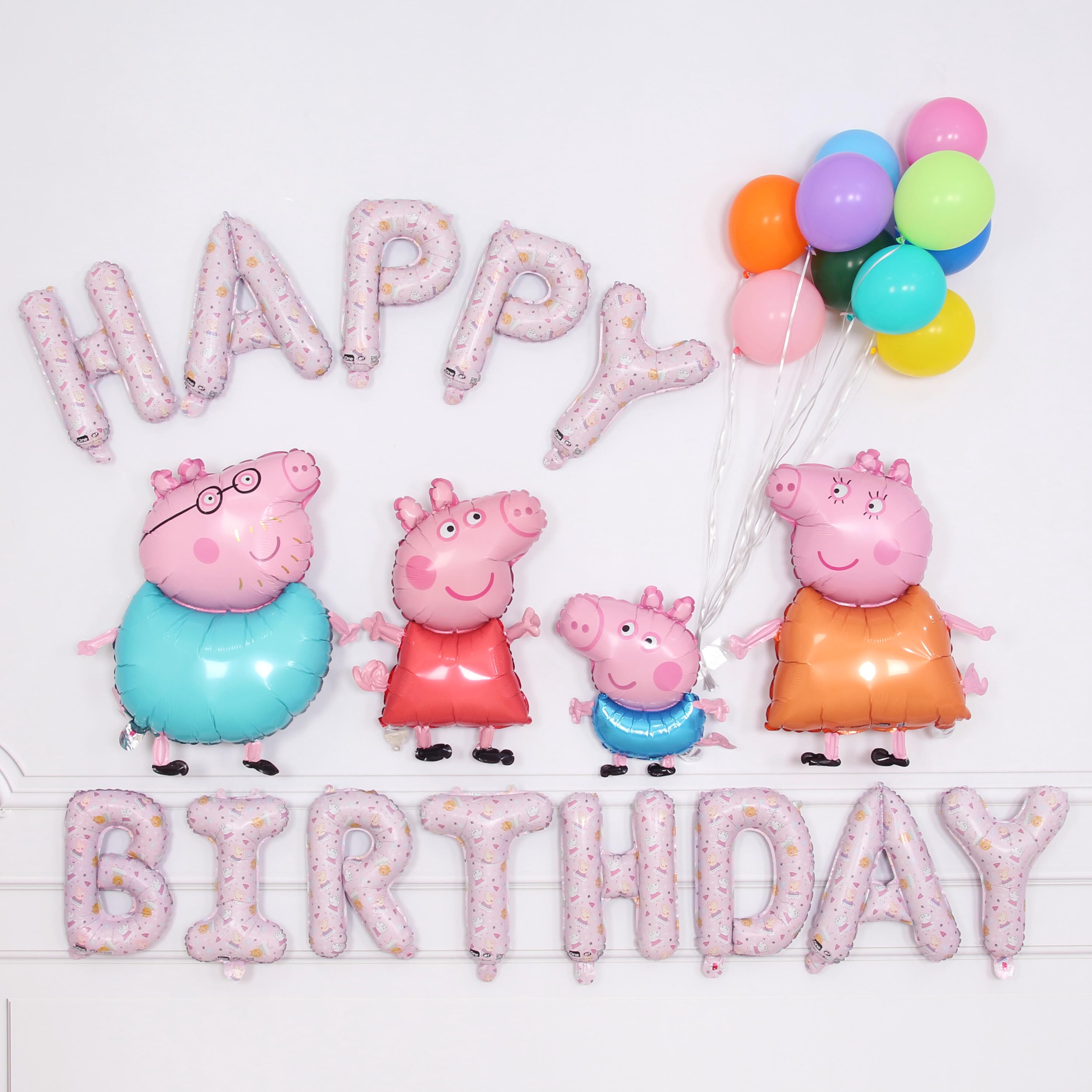 宝宝一周岁生日布置场景装饰男女孩儿童快乐网红ins主题派对气球