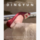 旗袍鞋 羊皮版 缎面新娘秀禾鞋 中式 dingyun丁允红色高跟鞋 绝美婚鞋