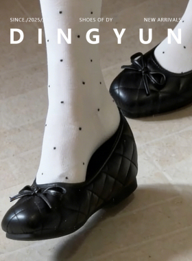 羊皮版dingyun丁允法式内增高单鞋小香风浅口黑色通勤玛丽珍女鞋