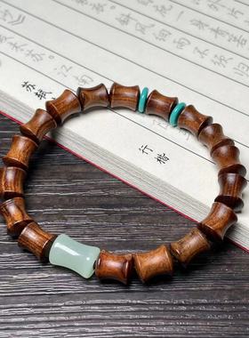 黑花梨总汇手串花梨木老型方糖手链饰品民族风新中式实木手饰