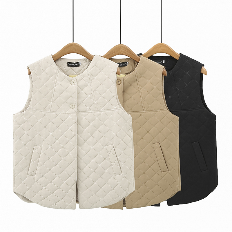 大码马甲200斤秋冬203新款棉坎肩