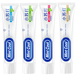 MINT COOL幻味牙膏3支共540g小苏打中草药去渍清新亮白祛吙除口臭