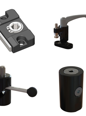 CNC侧顶夹具压板垫高块伸缩定位销机械加工高效快速夹紧工装夹具