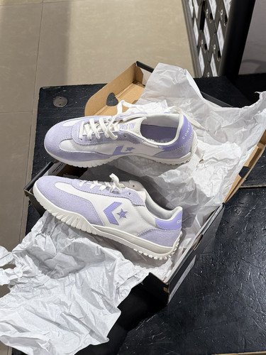 CONVERSE RunStar Trainer匡威紫罗兰牛皮革低帮德训鞋 A11861C
