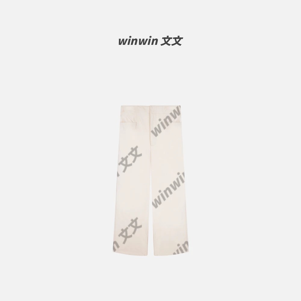 【秀场皮裤】文文私服 秋季气质百搭休闲设计感裤子WWQ5KZ2050