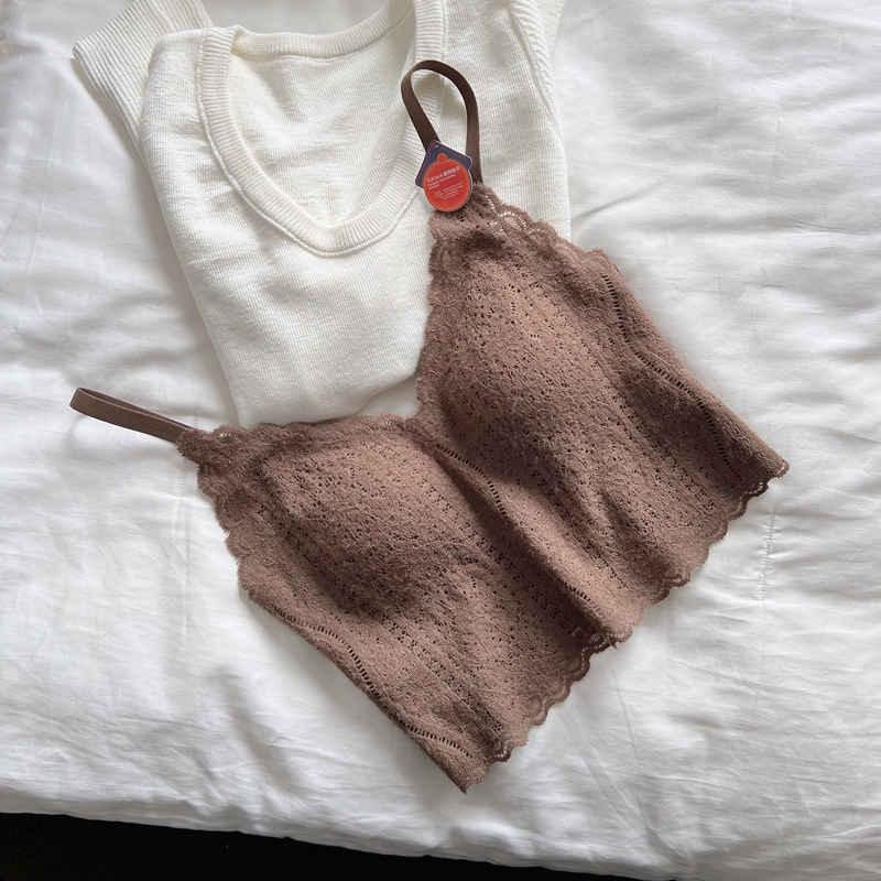 法式蕾丝保暖背心女美背内衣2025新款秋冬带胸垫吊带内搭外穿打底,女士内衣/男士内衣/家居服,保暖背心,淘宝优惠券,粉丝福利购,淘宝优惠卷