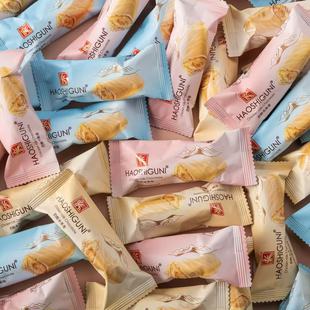 好时光年奶酪米果卷儿童解馋休闲小零食独立包装婚庆喜糖散称批发