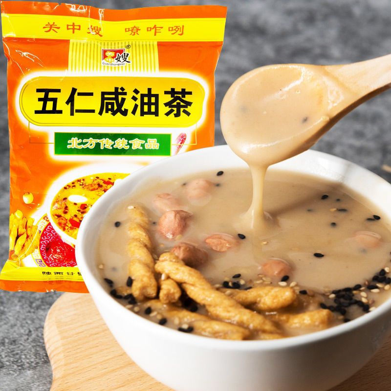 关中嫂五仁咸油茶400g