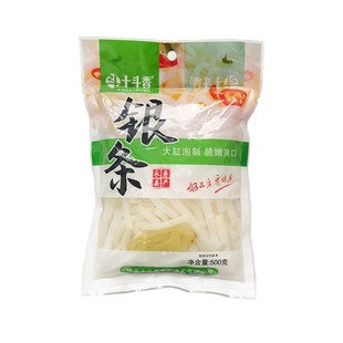 十斗香泡椒银条菜500g/袋大包装酸辣银条泡菜方便速食开袋即食