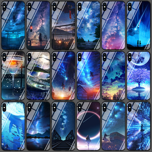 ins动漫星空风景唯美手机定制壳适用苹果16小米15红米k80k50华为mate60荣耀90vivoIQOOneo10opporeno11二次元