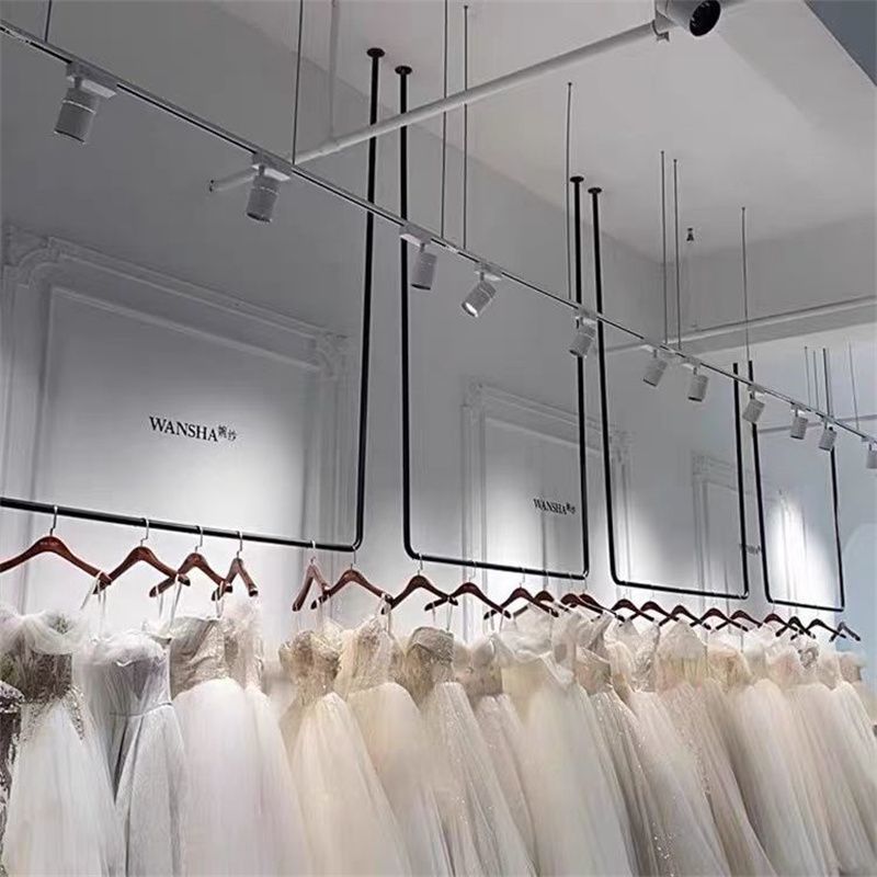 轻奢婚纱悬挂吊架影楼专用礼服架