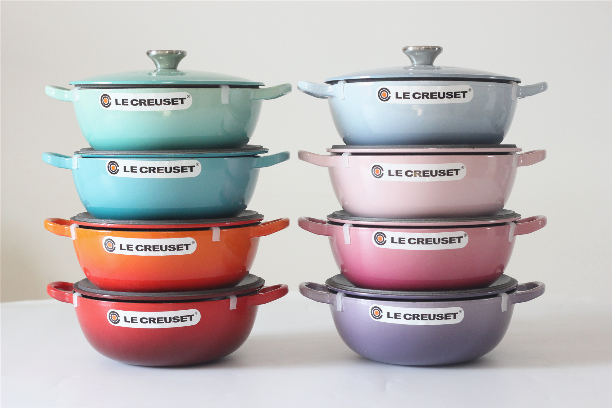 酷彩LECREUSET黑珐琅炖锅深烧锅