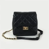 Кожаная сумка через плечо, Южная Корея, воловья кожа, в корейском стиле, в стиле Шанель, из натуральной кожи