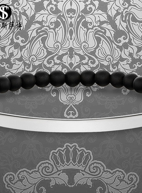 托马斯萨博纯银串珠手环送女友