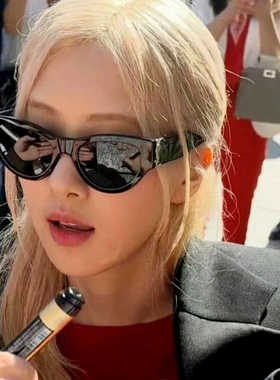 ROSE朴彩英同款猫眼法式女墨镜