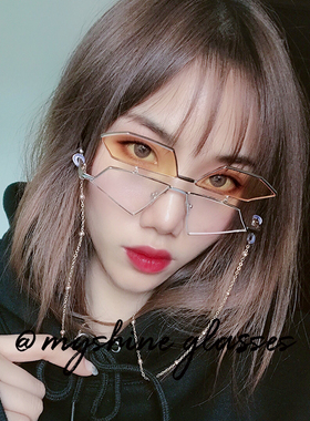 复古港味嘻哈网翻盖太阳镜双层