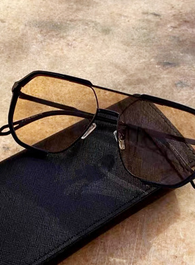 复古圆脸黑茶色墨镜女高级感