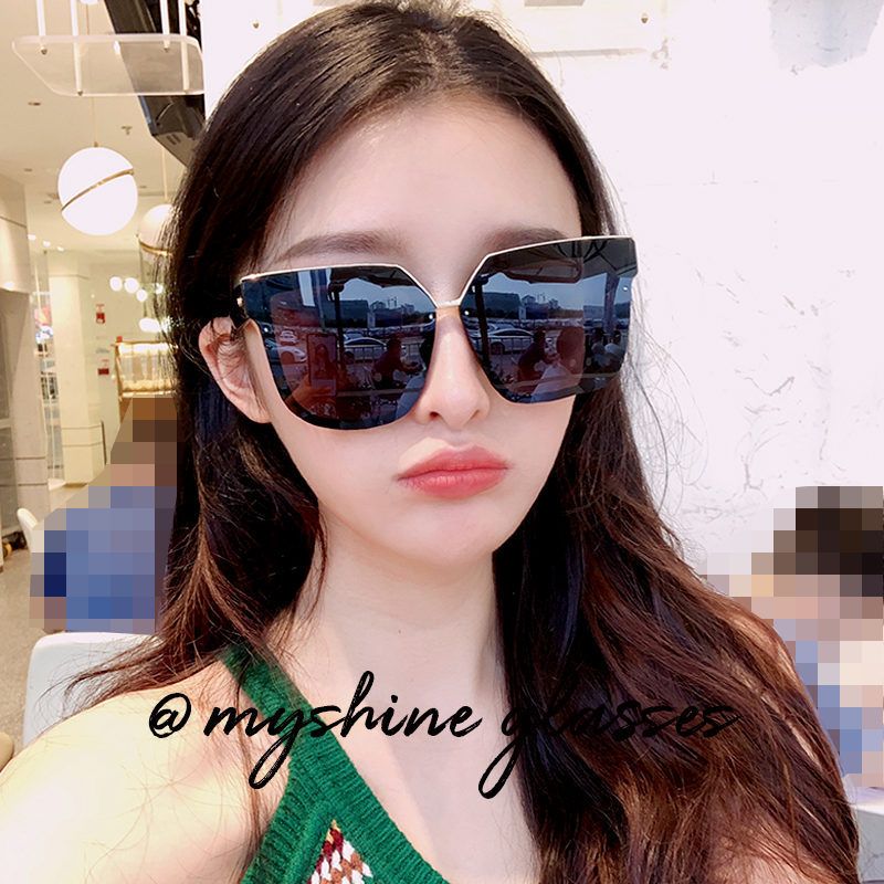 潮明星网红大脸个性原宿风眼镜