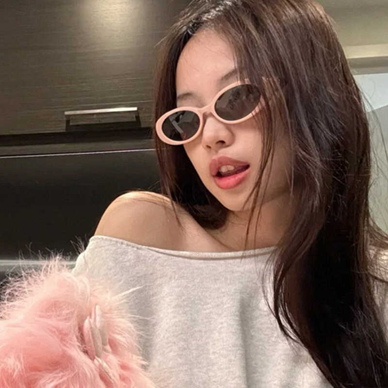 2024新防紫外线猫眼墨镜粉色墨镜