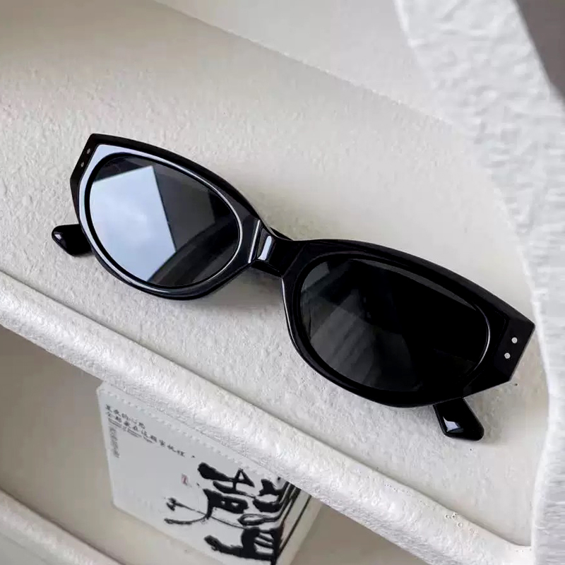 gm新防晒遮阳猫眼复古ins女墨镜