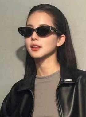 太阳镜2024新款GM三角猫眼高级感