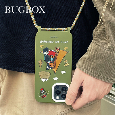 BUGBOX高级露营风挂绳手机壳