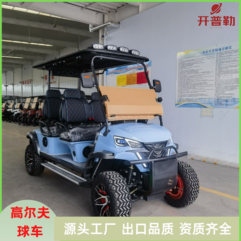 厂家直销定制2-8座高端高尔夫球车电动观光车景区售楼处越野车
